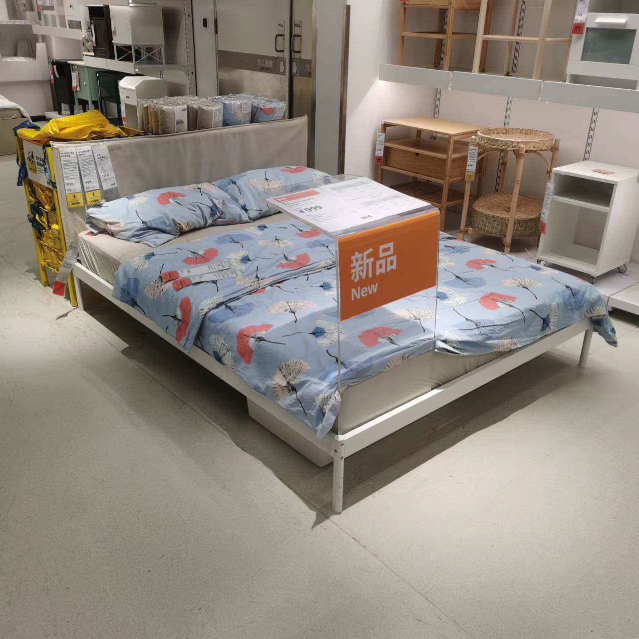 国内宜家克勒普斯塔床架双人床IKEA家居代购