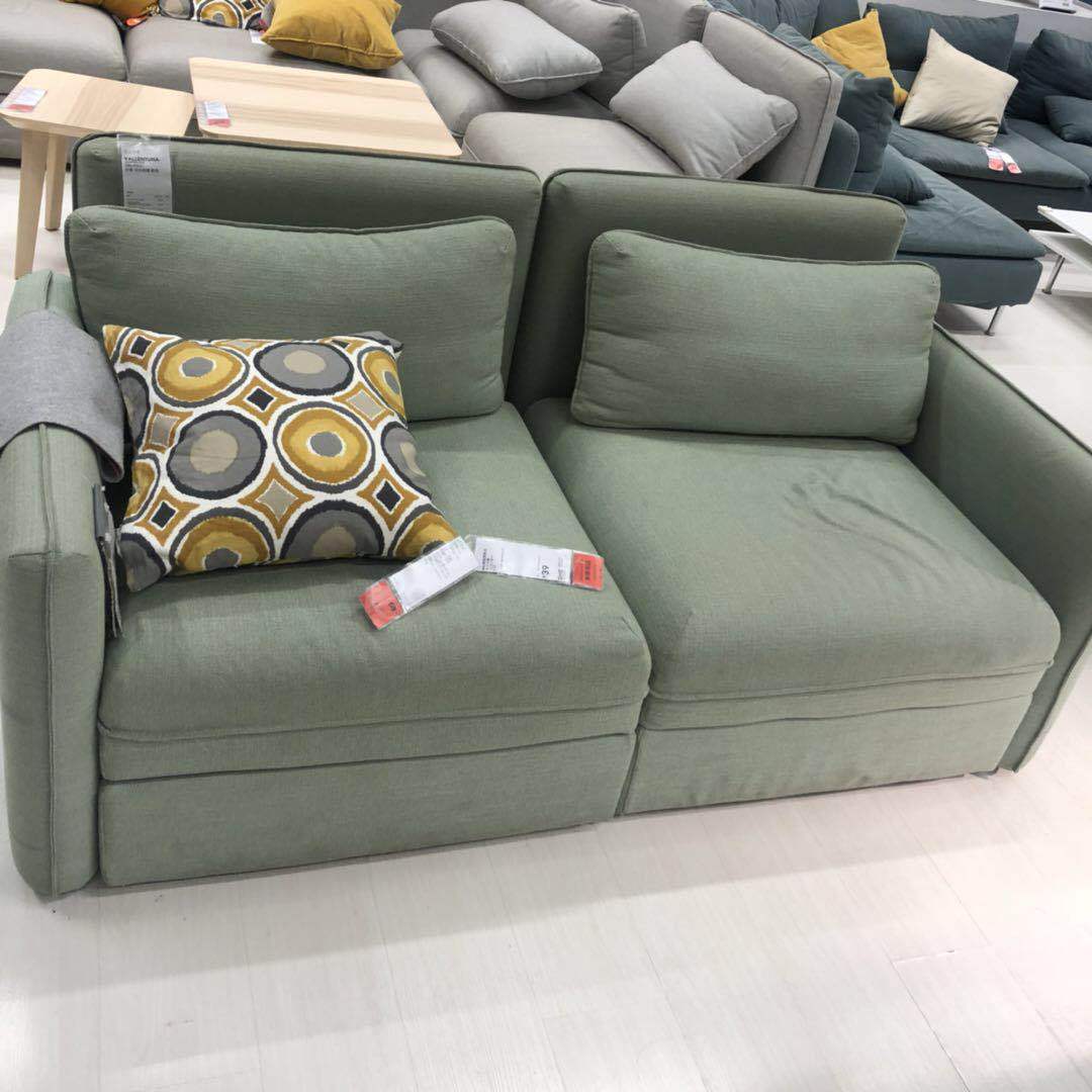 国内宜家瓦伦图 小户型双人沙发简约现代布艺小沙发ikea家居代购