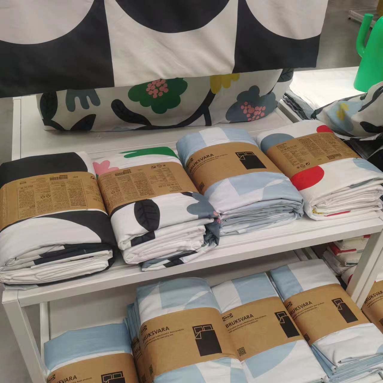 国内宜家布瓦拉床上用品被套枕套床单套件IKEA家居代购