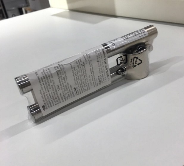 国内宜家家居上海IKEA代购康吉思压蒜器,捣蒜器蒜泥器厨房不锈钢
