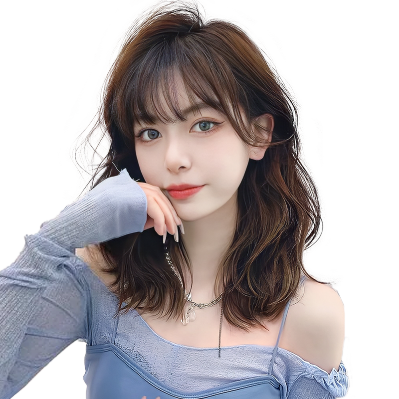 假发女夏季真发全真人发丝时尚