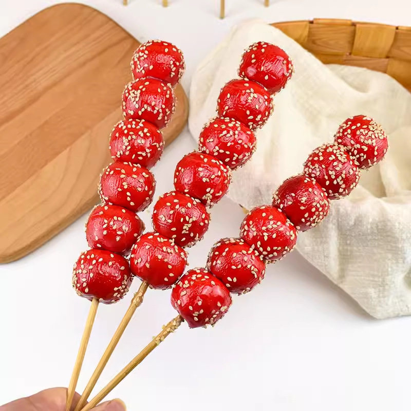 假糖葫芦仿真模型道具冰糖葫芦串装饰舞台婚纱摄影摆设玩具水果,家居饰品,仿真水果,淘宝优惠券,粉丝福利购,淘宝优惠卷
