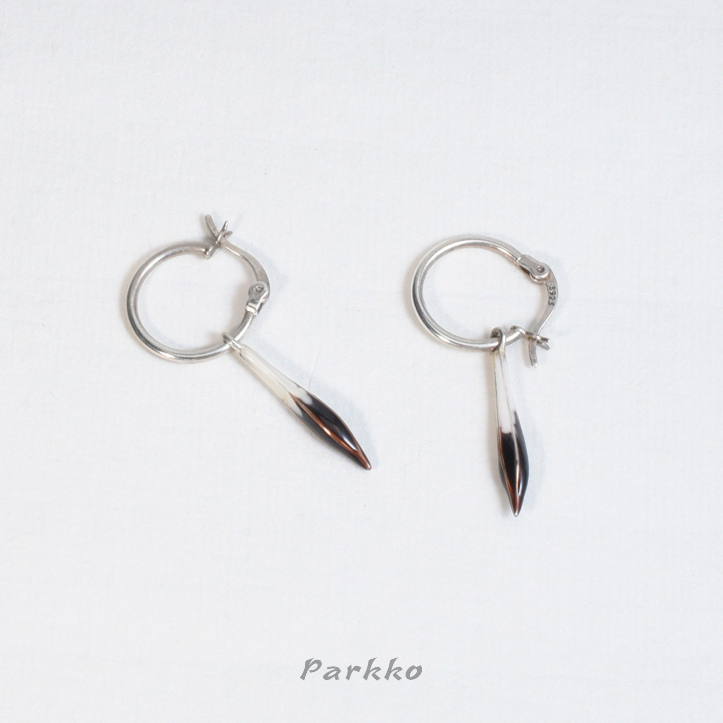 Parkko野生感珐琅种子耳环