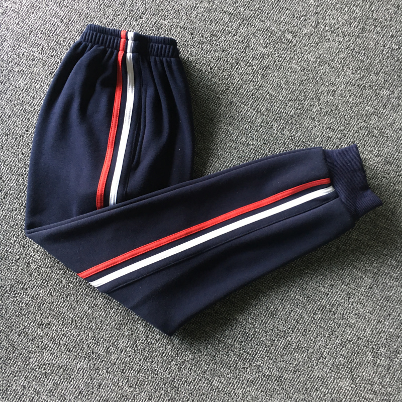 定制冬季加絨全棉紅白