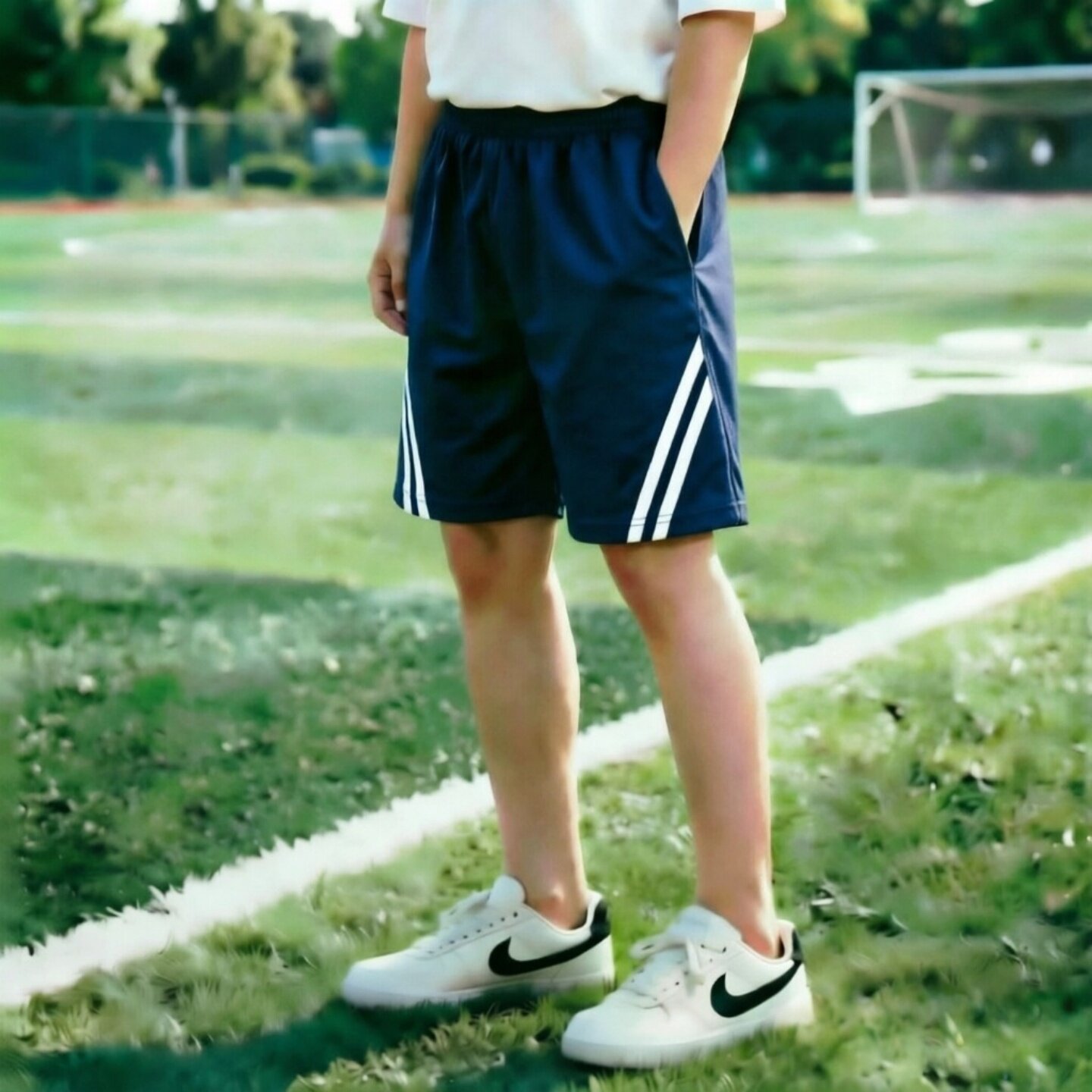 中小学生高腰百搭速干短裤校服
