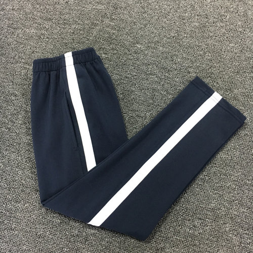 定制2厘米宽边大码直筒校服裤