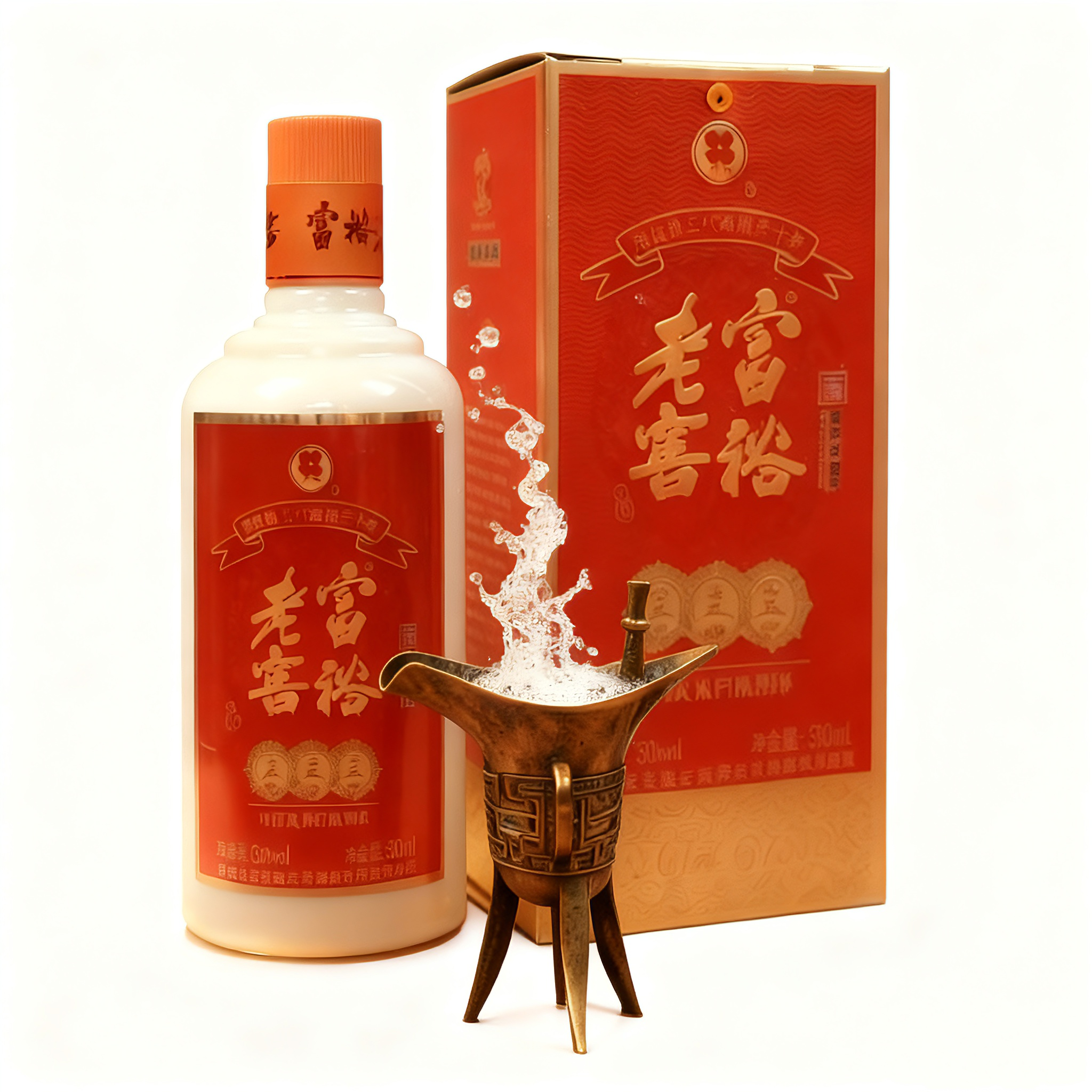 富裕老窖红部优桂花42度国产白酒