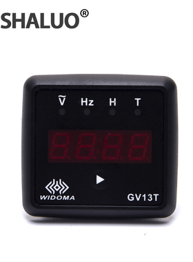 柴油发电机组数显表GV13T电压频率运行计时3合一数字显示仪表220V