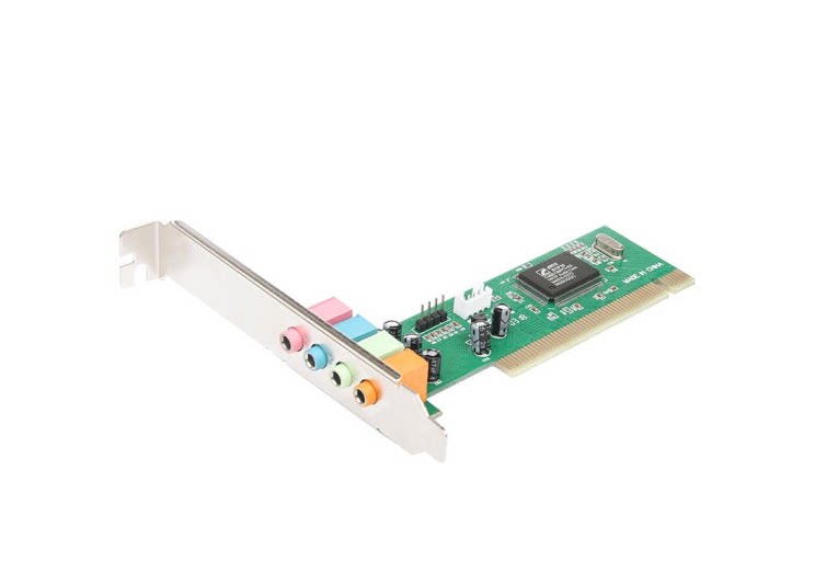 魔羯MOGE MC1205 台式机PCI 4.1声道环绕立体声PCI4声道声卡MIC