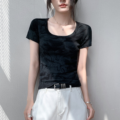 2025新款国风扎染上衣