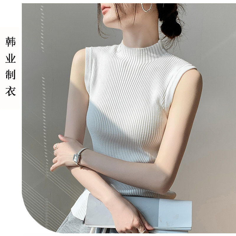 独特针织背心女精致上衣内搭