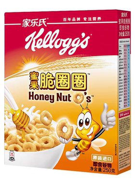 家乐氏蜜果脆脆圈早餐冲饮麦片