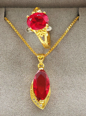 项链24k金吊越南送女友送妈妈