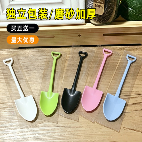 塑料一次性铲勺水果甜品冰淇淋勺