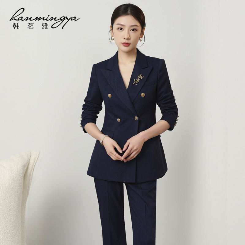 职业西装女套装2025春气质大学生面试正装酒店经理工作服高端西服