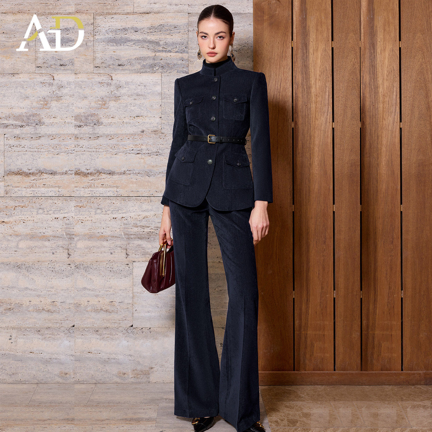 AD老钱风西装套装女秋冬2026新款轻奢高级感职业装洋气穿搭一整套