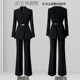 上班工装 黑色西装 气质收腰修身 女高级感职业正装 珠宝店工作服 套装