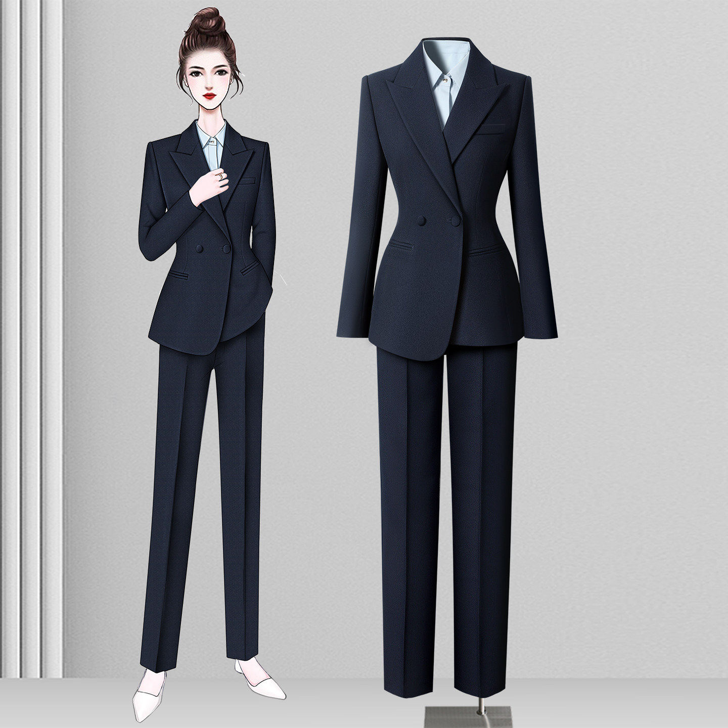 高级感西装外套女2026新款职业西服套装气质女神范高端通勤工作服