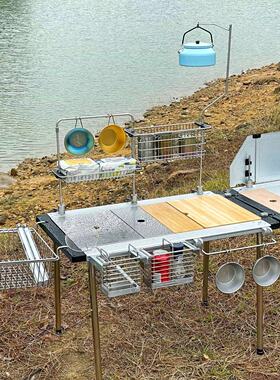 MICHSO铭索户外露营IGT组合桌IGT配件加长延伸转角侧板竹桌板桌腿