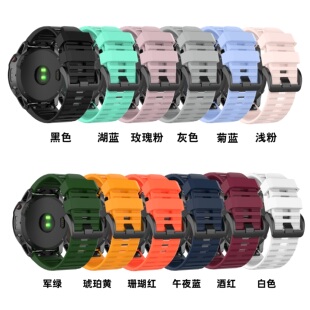 Garmin/佳明表带fenix6 5S 5X pro plus飞耐时3hr快拆935 945硅胶