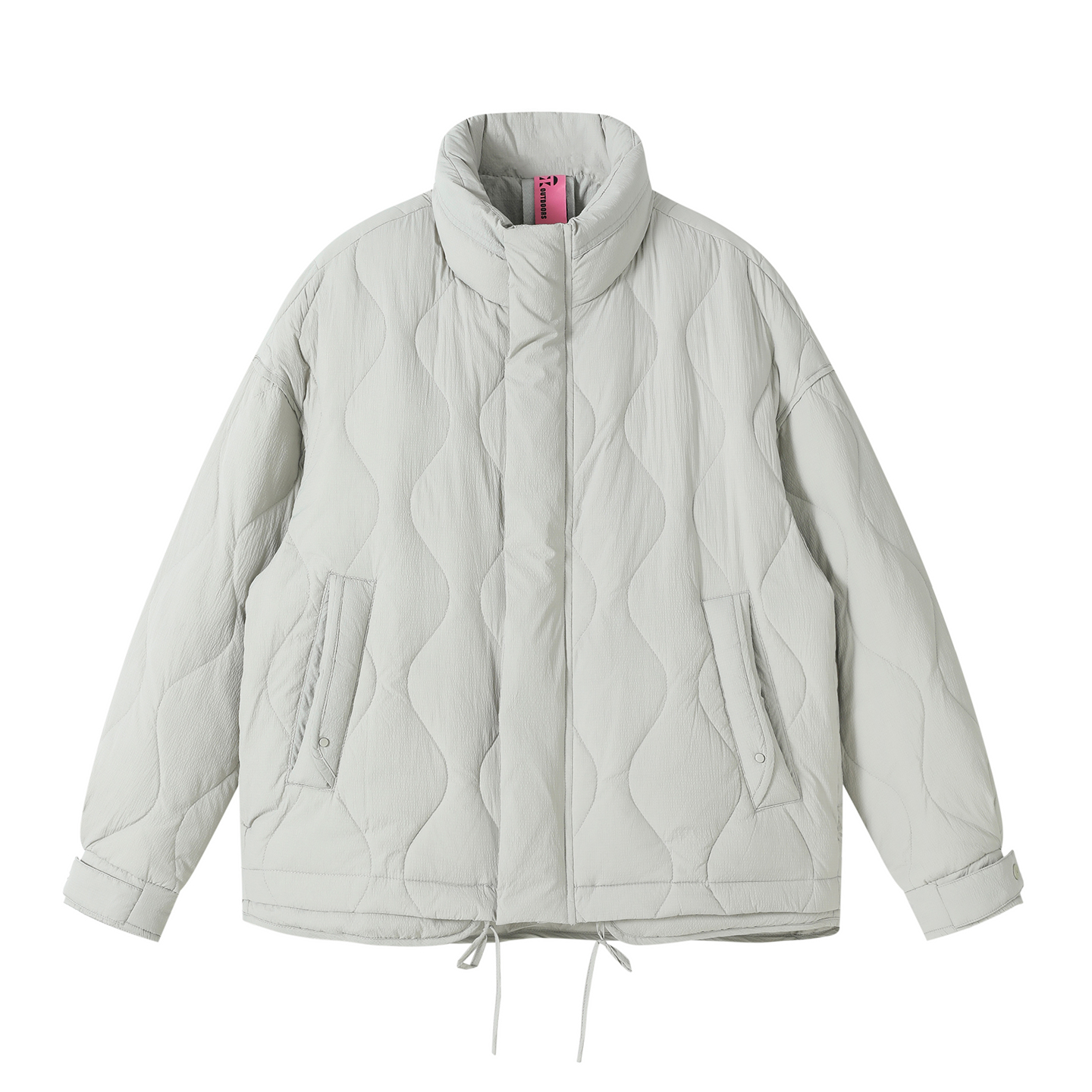 90白鸭绒日系复古立领羽绒服