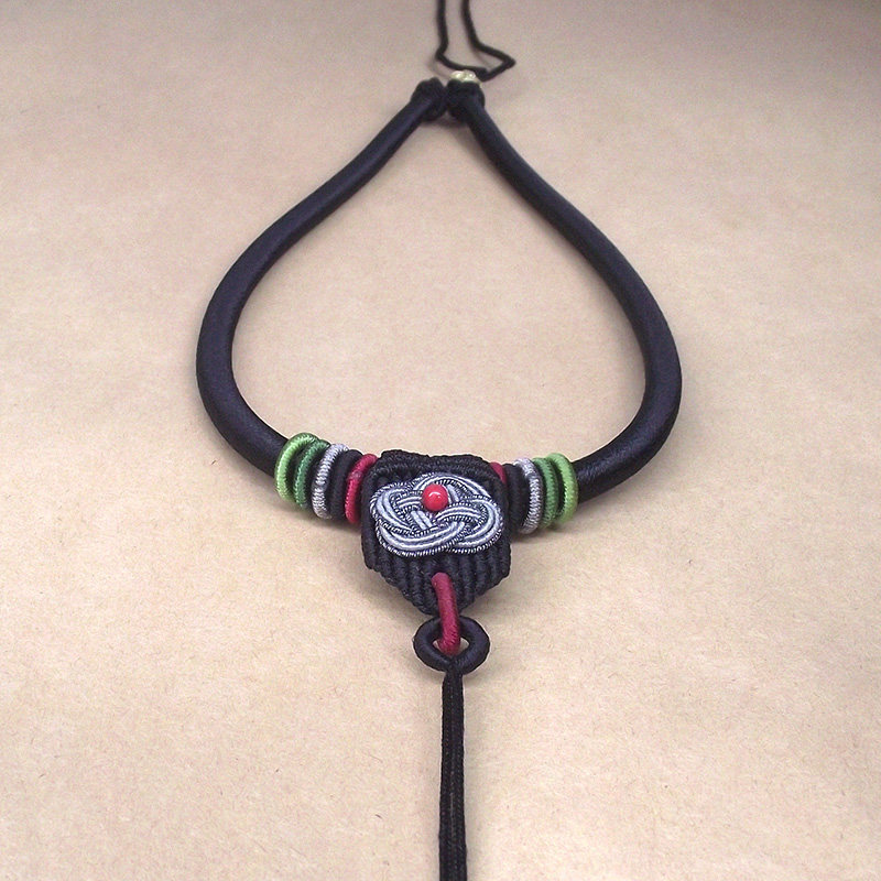 玉佩挂绳领带结翡翠项圈项链绳子蜜蜡平安扣吊坠绳粗挂件绳高档女