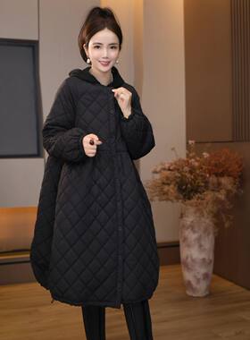 1196新款2026加厚保暖棉衣圆领中长款口袋宽松版型女生秋冬单品
