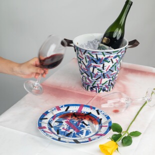 占领系列--仿古元青花陶瓷冰桶 宜冰镇威士忌 红酒 香槟 白葡萄酒