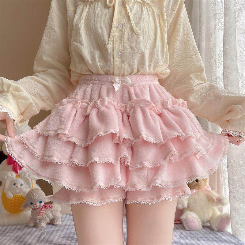 南瓜裤lolita内搭蓬蓬蛋糕裙撑打底裤女秋冬季加绒安全裤半身裙裤,模玩/动漫/周边/娃圈三坑/桌游,lolita洛丽塔/软妹装/洋装,淘宝优惠券,粉丝福利购,淘宝优惠卷