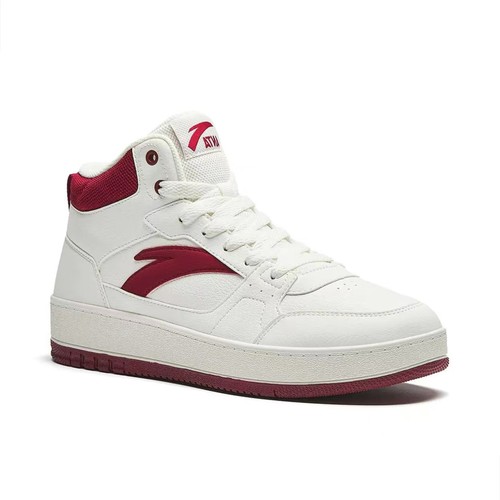 安踏元年经典高帮板鞋2025新款冬季百搭潮流滑板运动鞋912548083