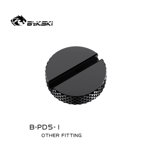 Bykski B-PD5-1水冷堵头精品钻石纹分体式水冷一字接头G1/4’