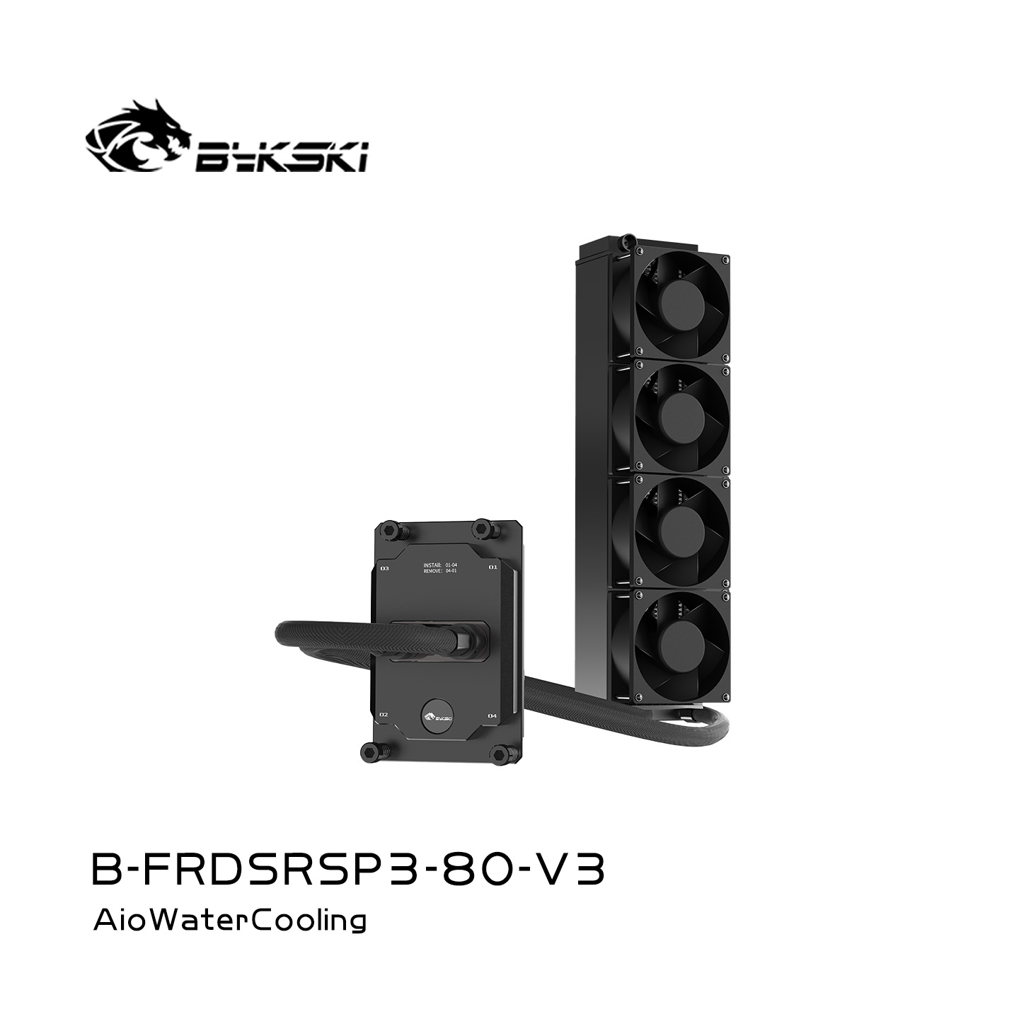 Bykski B-FRDSRSP3-V3 一体式水冷服务器CPU SP3