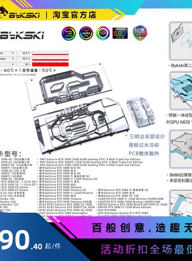 bykski显存公版显卡背板