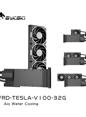 Bykski B-FRD-TESLA-V100-32G 显卡一体式水冷 TESLA V100