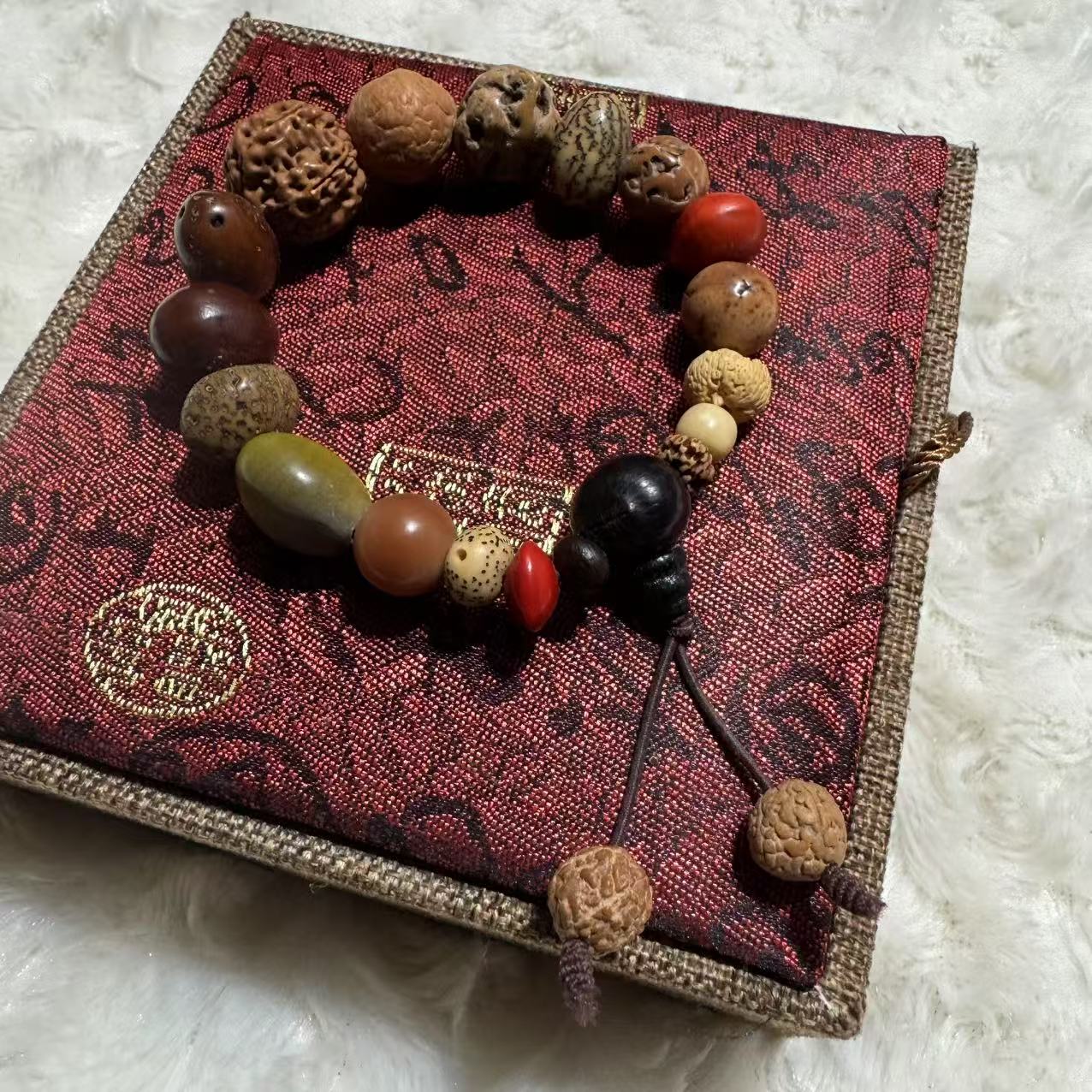 十八子菩提手串18菩提籽多宝