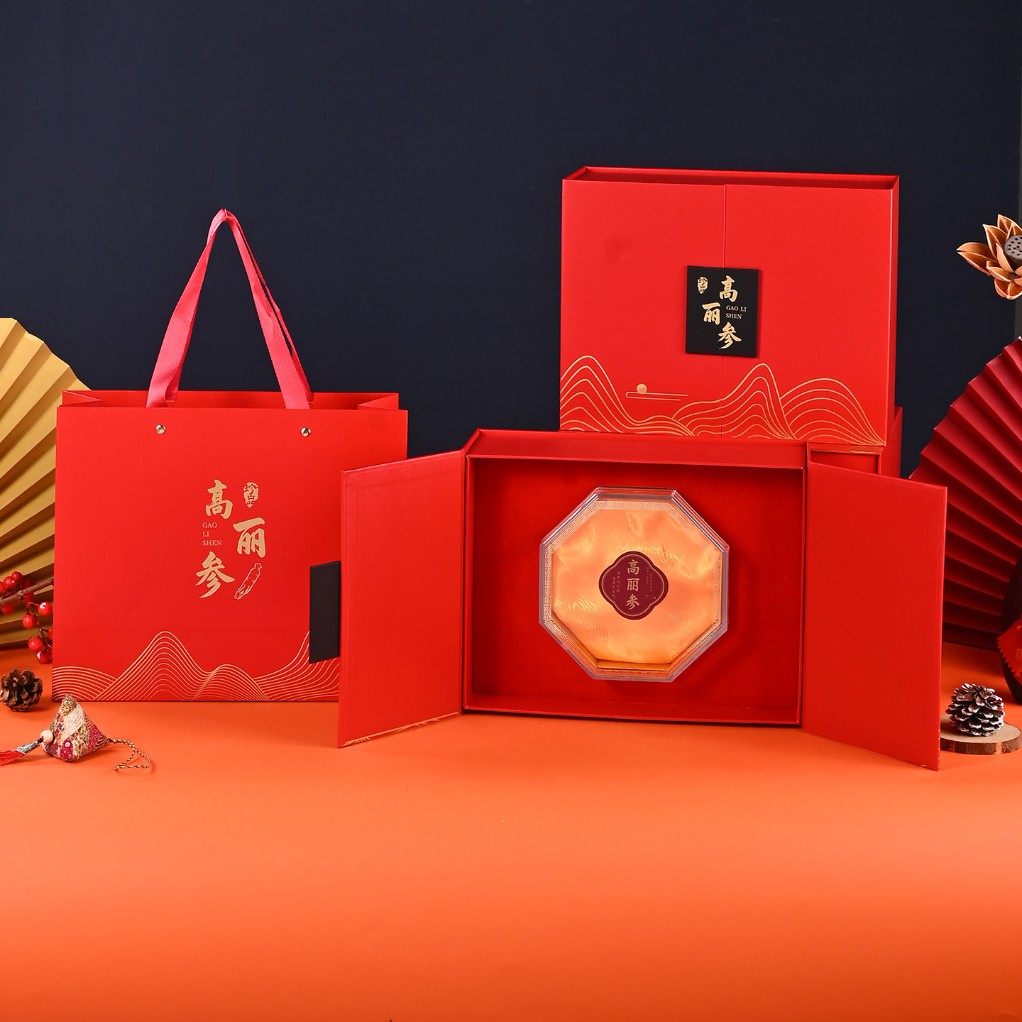 高丽参礼盒空盒滋补品送礼包装盒新年红参花旗参人参片鹿茸礼品盒,包装,礼品盒,淘宝优惠券,粉丝福利购,淘宝优惠卷