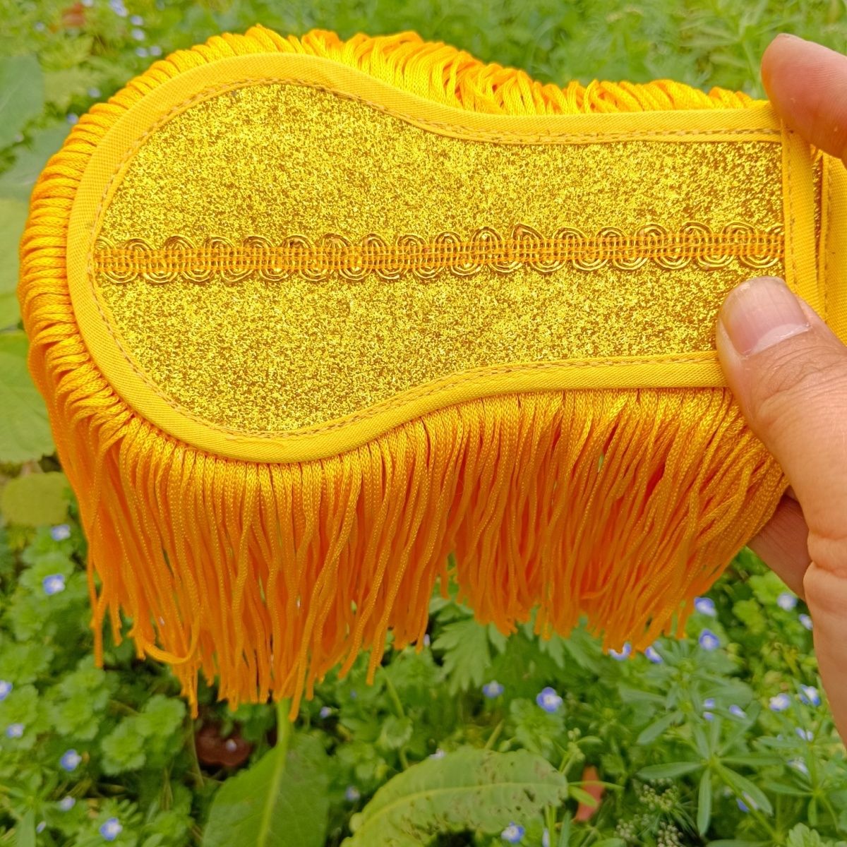 12cm15cm双排须鼓号队仪仗队演出服肩章管乐队cosply(一副2片)