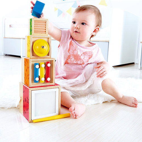 hape五重乐器套盒宝宝益智力呱呱