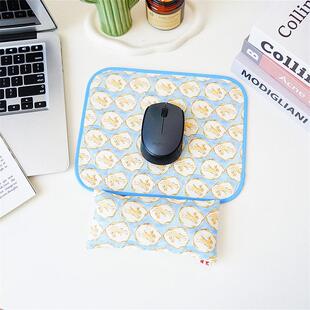 ins布艺腕托可爱鼠标垫护腕办公手腕垫决明子手枕桌面防滑鼠标垫