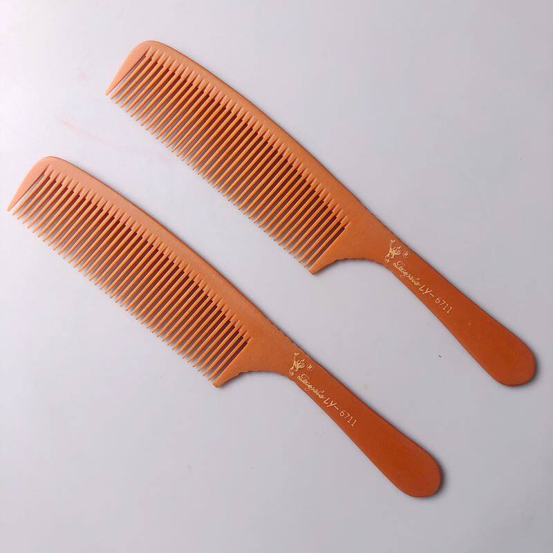 发葳鹅剪发型师剪男发手柄梳子男士超薄平头推边理发美发耐磨梳