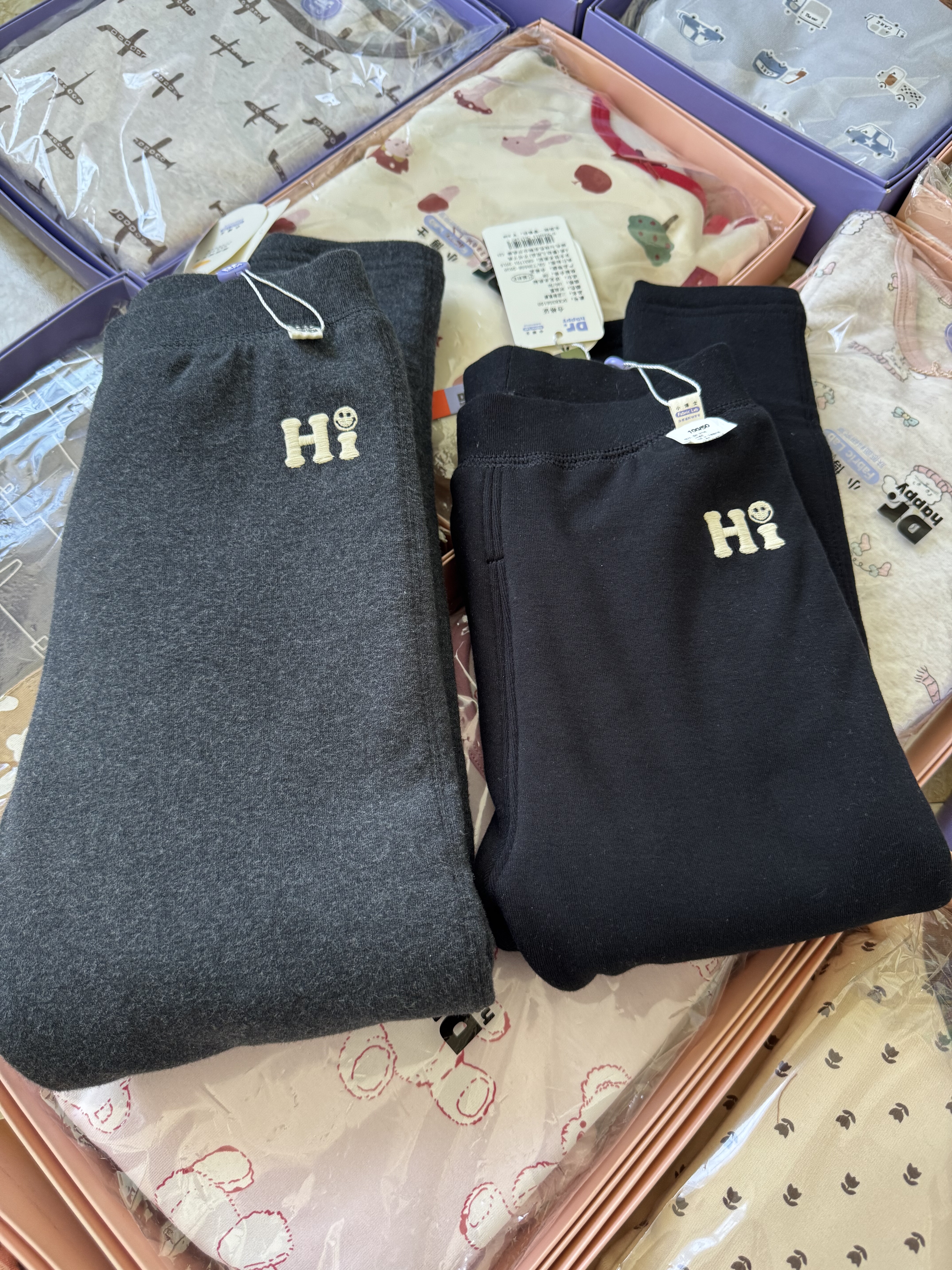 儿童裤子男童秋冬款小博士三层蚕丝山羊绒打底裤女童休闲外穿打底