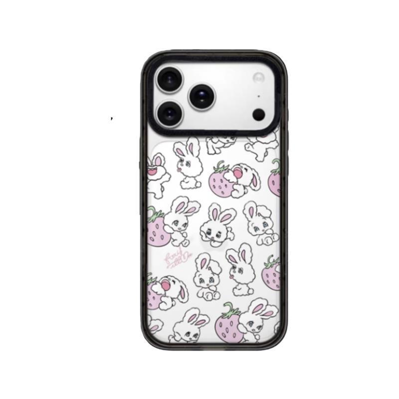 经典顽皮爱心兔适用苹果17/16promax手机壳iphone15/14pro/plus保护套13/12磁吸Magsafe新款潮牌