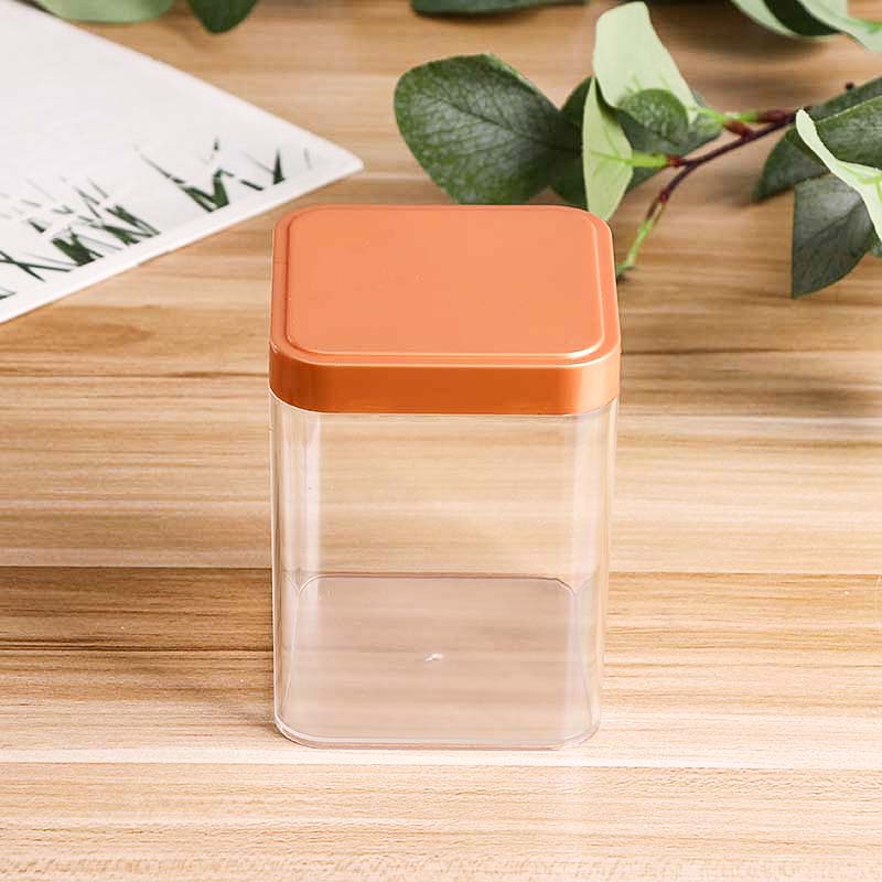 方形塑料透明带盖巧克力饼干盒子