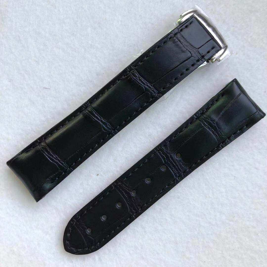 欧米茄黑色鳄鱼皮表带