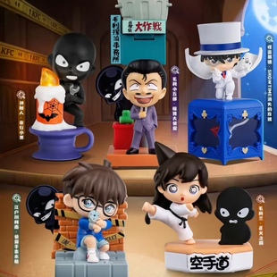 正品2025肯德基名侦探柯南蝴蝶结变声器基德毛利小五郎玩具摆件