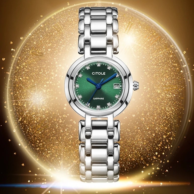 西腾经典复古百搭女珍珠贝母防水