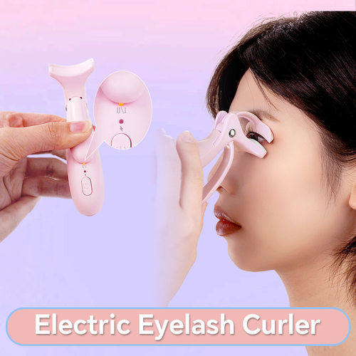 Wide-Angle Rimless Electric Eyelash Curler, Rechargeable