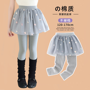 女童打底裤春秋2026新款秋季儿童裤裙女大童裤子秋冬女孩加绒裙裤