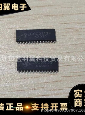 CSC/晶源微 CSC2313F 封装SOP-28 立体声 音频芯片 电子元器件