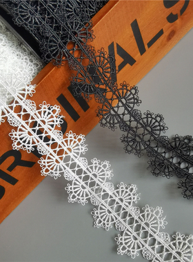宽4cm 电脑绣花 刺绣水溶蕾丝花边 热销饰品服装辅料DIY 60107